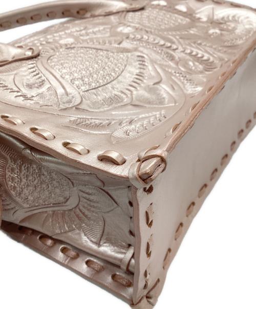 Carving Tribes（カービングトライブス）Carving Tribes (カービングトライブス) ハンドバッグ ピンクの古着・服飾アイテム