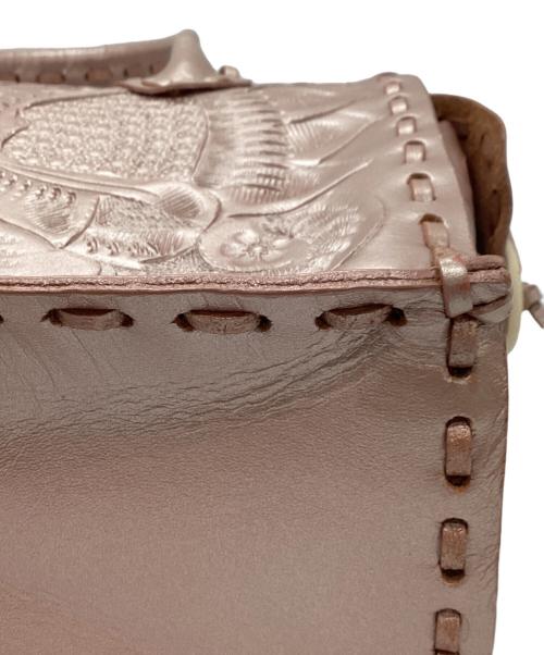 Carving Tribes（カービングトライブス）Carving Tribes (カービングトライブス) ハンドバッグ ピンクの古着・服飾アイテム