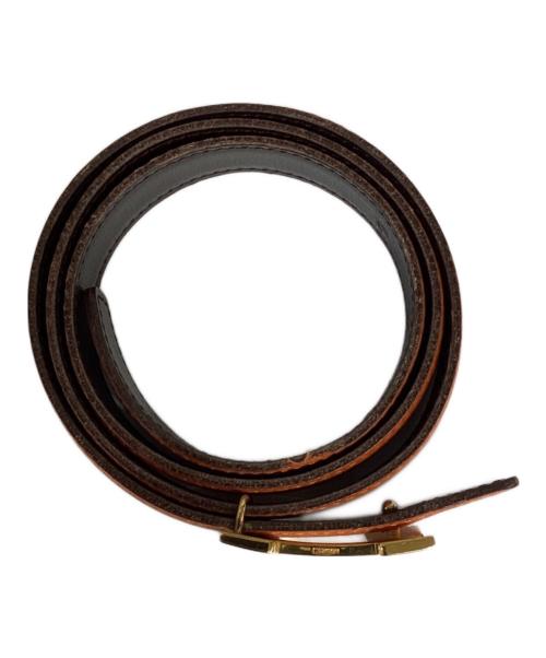 HERMES（エルメス）HERMES (エルメス) レザーベルト オレンジの古着・服飾アイテム