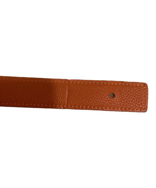HERMES（エルメス）HERMES (エルメス) Hバックル　コンスタンスベルト オレンジの古着・服飾アイテム