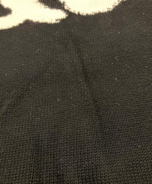 ALEXANDER McQUEEN（アレキサンダーマックイーン）ALEXANDER McQUEEN (アレキサンダーマックイーン) グラフィティロゴ ニット ブラック サイズ:Sの古着・服飾アイテム