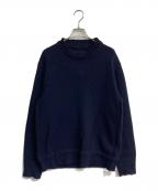 Maison Margielaメゾンマルジェラ）の古着「5Gエルボーパッチニット　22AW　SI1GP0001」｜ネイビー