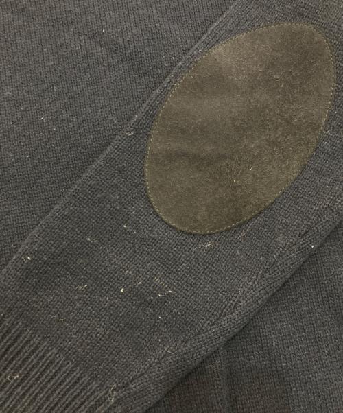 Maison Margiela（メゾンマルジェラ）Maison Margiela (メゾンマルジェラ) 5Gエルボーパッチニット　22AW　SI1GP0001 ネイビー サイズ:Sの古着・服飾アイテム