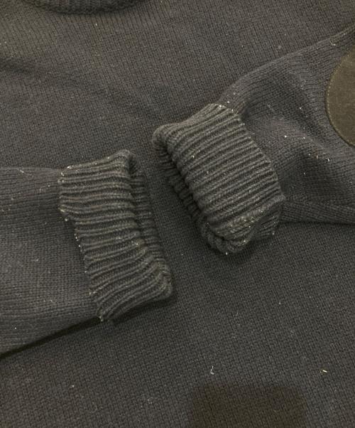 Maison Margiela（メゾンマルジェラ）Maison Margiela (メゾンマルジェラ) 5Gエルボーパッチニット　22AW　SI1GP0001 ネイビー サイズ:Sの古着・服飾アイテム