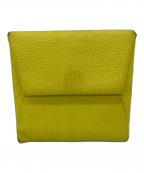 HERMESエルメス）の古着「コインケース　バスティア」｜イエロー