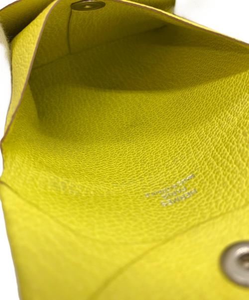 HERMES（エルメス）HERMES (エルメス) コインケース　バスティア イエローの古着・服飾アイテム
