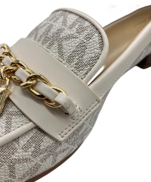 MICHAEL MICHAEL KORS（マイケル マイケルコース）MICHAEL MICHAEL KORS (マイケル マイケルコース) モノグラムローファー アイボリー サイズ:SIZE 6Mの古着・服飾アイテム