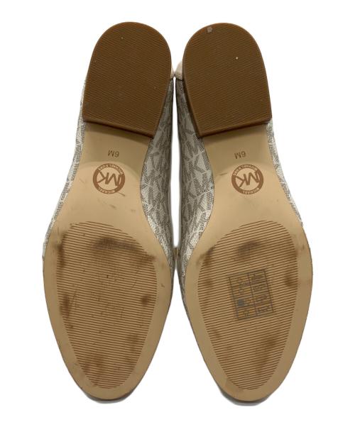 MICHAEL MICHAEL KORS（マイケル マイケルコース）MICHAEL MICHAEL KORS (マイケル マイケルコース) モノグラムローファー アイボリー サイズ:SIZE 6Mの古着・服飾アイテム