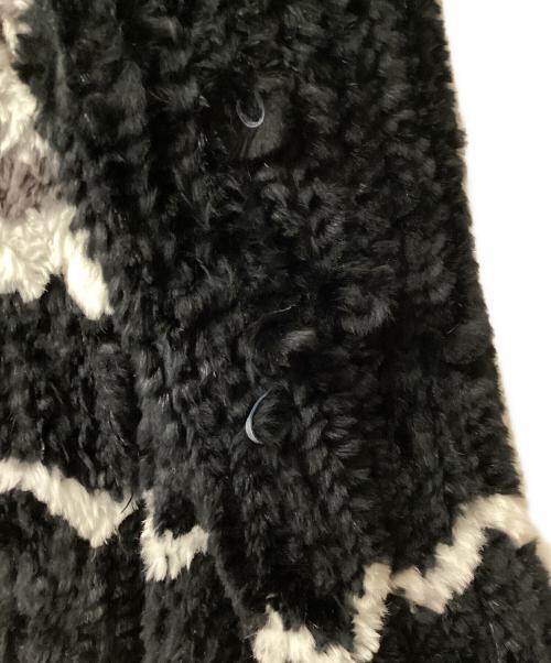 BACKLASH（バックラッシュ）BACKLASH (バックラッシュ) BACKLASH Rabbit Fur Knit Hoodie ブラック サイズ:Mの古着・服飾アイテム