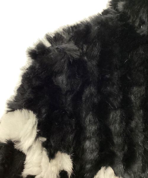 BACKLASH（バックラッシュ）BACKLASH (バックラッシュ) BACKLASH Rabbit Fur Knit Hoodie ブラック サイズ:Mの古着・服飾アイテム