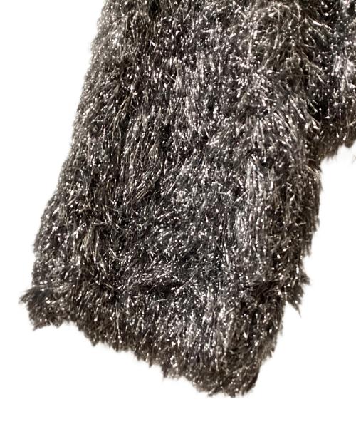 COLUMN（コラム）COLUMN (コラム) COLUMN ショートラメニット シルバー サイズ:Ｆの古着・服飾アイテム