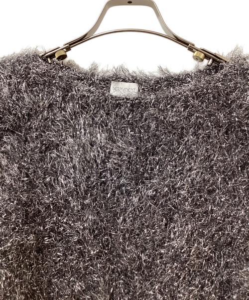 COLUMN（コラム）COLUMN (コラム) COLUMN ショートラメニット シルバー サイズ:Ｆの古着・服飾アイテム