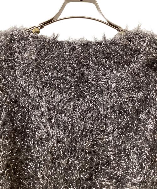 COLUMN（コラム）COLUMN (コラム) COLUMN ショートラメニット シルバー サイズ:Ｆの古着・服飾アイテム