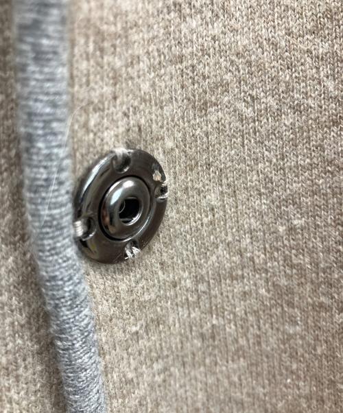 ISHIHAMA（イシハマ）ISHIHAMA (イシハマ) フォクスファー付カシミヤ混ニットコート ベージュ サイズ:Mの古着・服飾アイテム