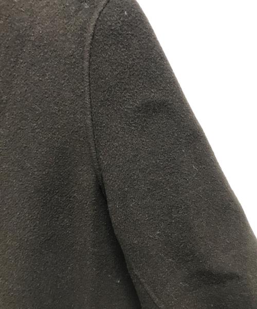 ADORE（アドーア）ADORE (アドーア) ノーカラーロングコート ブラウン サイズ:Fの古着・服飾アイテム