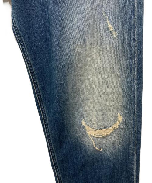 ARMANI JEANS（アルマーニジーンズ）ARMANI JEANS (アルマーニジーンズ) リペアデニムパンツ インディゴ サイズ:31の古着・服飾アイテム