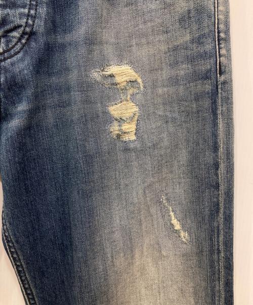 ARMANI JEANS（アルマーニジーンズ）ARMANI JEANS (アルマーニジーンズ) リペアデニムパンツ インディゴ サイズ:31の古着・服飾アイテム
