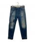 ARMANI JEANS（アルマーニジーンズ）の古着「リペアデニムパンツ」｜インディゴ