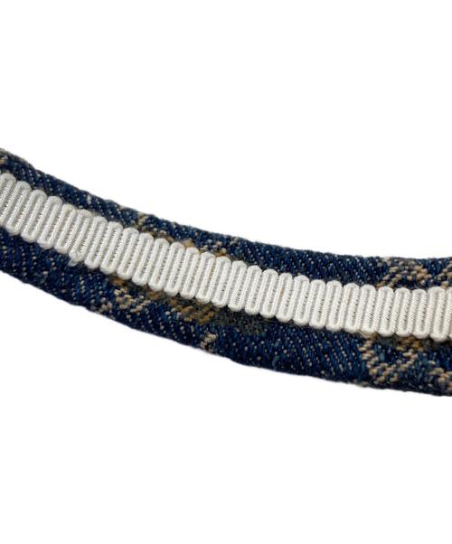 GUCCI（グッチ）GUCCI (グッチ) GGロゴ デニムカチューシャ インディゴの古着・服飾アイテム