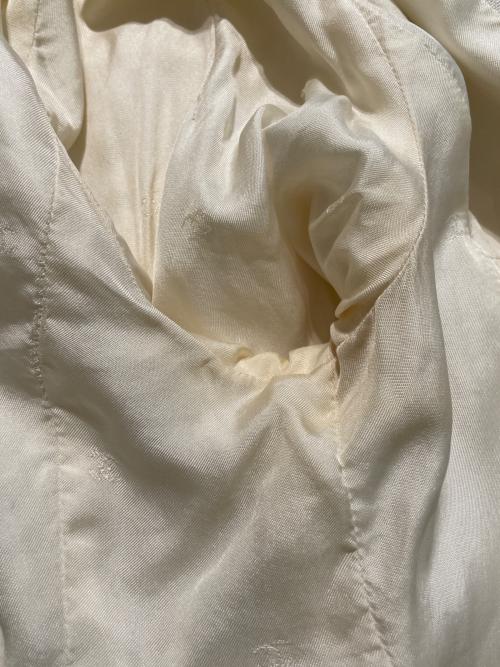 CHANEL（シャネル）CHANEL (シャネル) ココマーク リネンジャケット ホワイト サイズ:40の古着・服飾アイテム