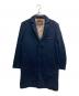 TOD'S（トッズ）の古着「カシミア ミックス ジャージー コート」｜ネイビー