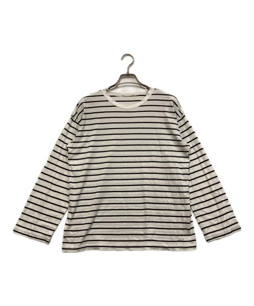 MUSE de Deuxieme Classe（ミューズ ドゥーズィエム クラス）MUSE de Deuxieme Classe (ミューズ ドゥーズィエム クラス) ボーダーTシャツ ホワイト×ブラック サイズ:FREEの古着・服飾アイテム