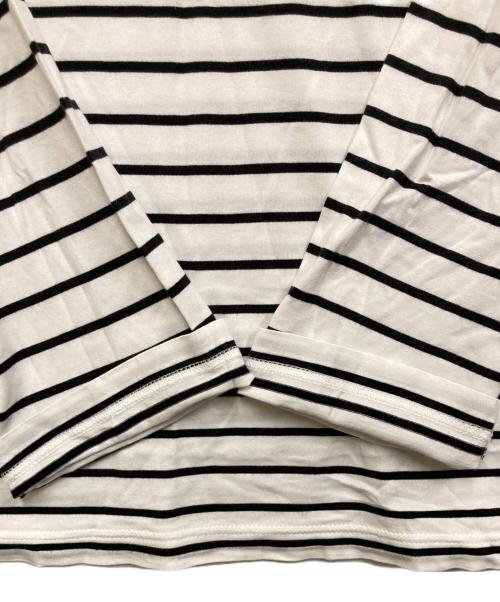 MUSE de Deuxieme Classe（ミューズ ドゥーズィエム クラス）MUSE de Deuxieme Classe (ミューズ ドゥーズィエム クラス) ボーダーTシャツ ホワイト×ブラック サイズ:FREEの古着・服飾アイテム