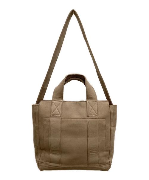 zattu（ザッツ）zattu (ザッツ) マイクロファイバースエードトートバッグ ベージュの古着・服飾アイテム