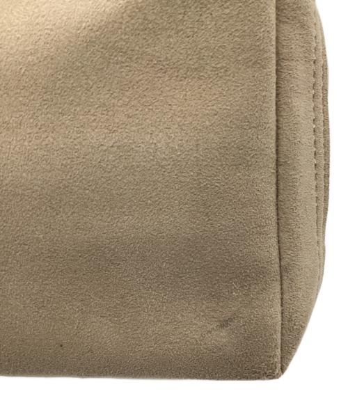 zattu（ザッツ）zattu (ザッツ) マイクロファイバースエードトートバッグ ベージュの古着・服飾アイテム