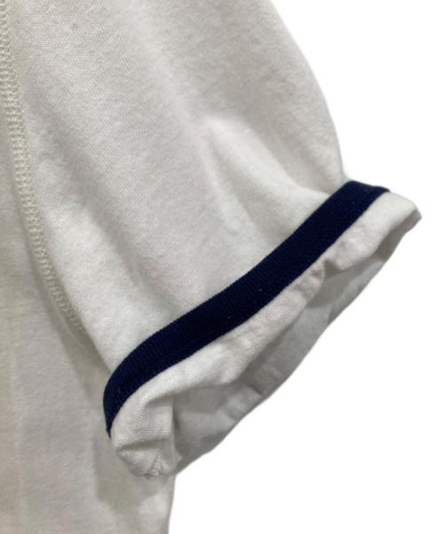 OUR LEGACY（アワーレガシー）OUR LEGACY (アワーレガシー) TANKER T-SHIRT ホワイト×ネイビー サイズ:46の古着・服飾アイテム