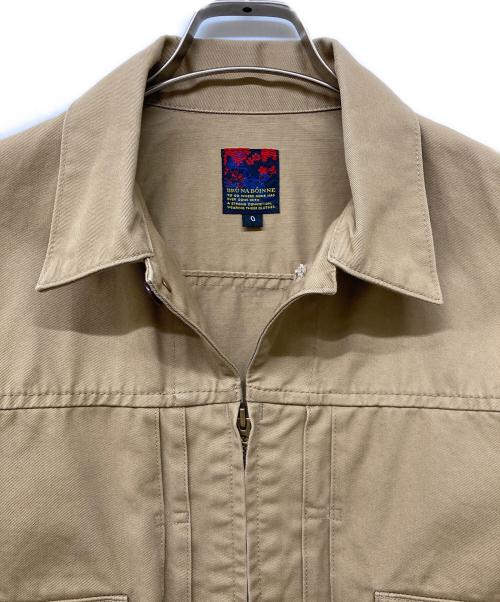 BRU NA BOINNE（ブルーナボイン）BRU NA BOINNE (ブルーナボイン) MAYBE NOT CHINO JACKET ベージュの古着・服飾アイテム