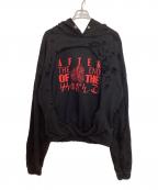 Liberal youth ministryリベラルユースミニストリー）の古着「クラッシュフーディ」｜ブラック