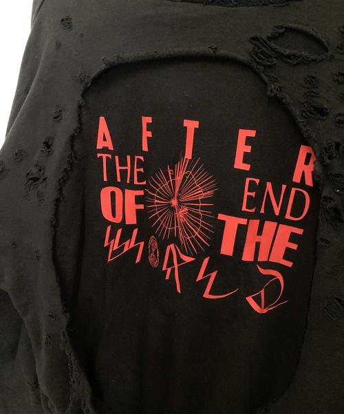 Liberal youth ministry（リベラルユースミニストリー）Liberal youth ministry (リベラルユースミニストリー) クラッシュフーディ ブラック サイズ:Mの古着・服飾アイテム