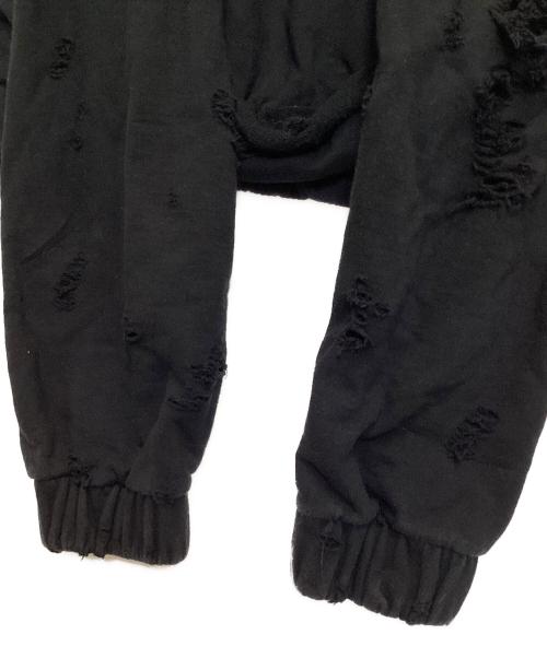 Liberal youth ministry（リベラルユースミニストリー）Liberal youth ministry (リベラルユースミニストリー) クラッシュフーディ ブラック サイズ:Mの古着・服飾アイテム