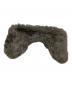 kijima takayuki (キジマタカユキ) KNIT & FAUX FUR EAR BAND グレー：7000円