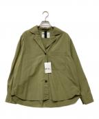 MHLエムエイチエル）の古着「SOFT COTTON SHIRTING」｜オリーブ