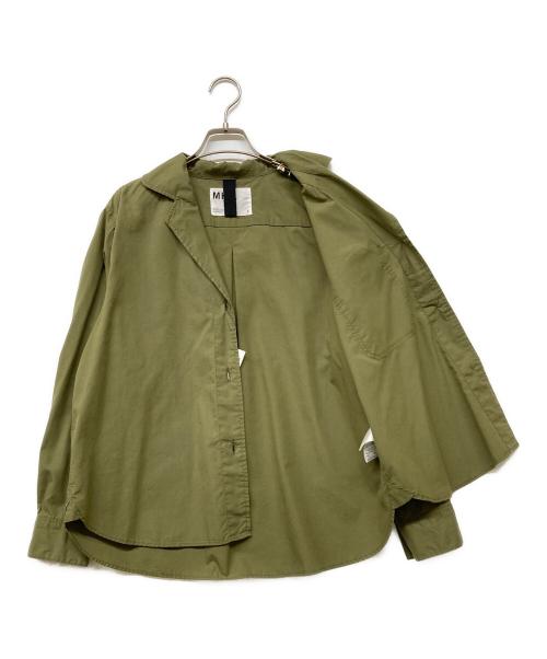 MHL（エムエイチエル）MHL (エムエイチエル) SOFT COTTON SHIRTING オリーブ サイズ:2の古着・服飾アイテム