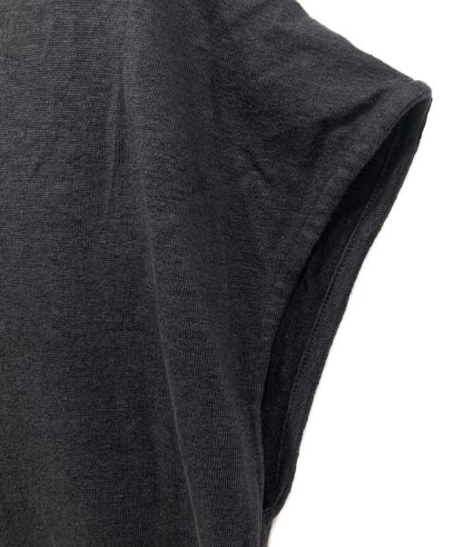 raspail（ラスパイユ）Raspail (ラスパイユ) Vネックジャージートップス ブラック サイズ:Freeの古着・服飾アイテム