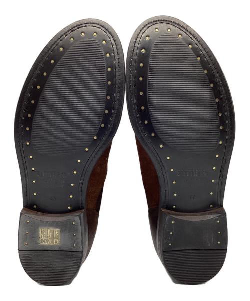 BUTTERO（ブッテロ）BUTTERO (ブッテロ) スエードレザーサイドゴアブーツ ブラウン サイズ:43の古着・服飾アイテム