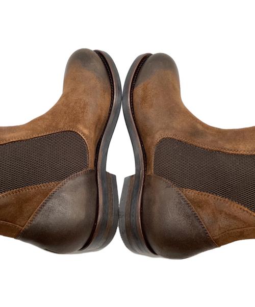 BUTTERO（ブッテロ）BUTTERO (ブッテロ) スエードレザーサイドゴアブーツ ブラウン サイズ:43の古着・服飾アイテム