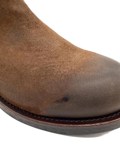 BUTTERO（ブッテロ）BUTTERO (ブッテロ) スエードレザーサイドゴアブーツ ブラウン サイズ:43の古着・服飾アイテム