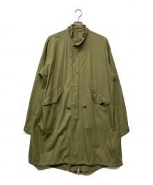 BEAMS×UNUSED（ビームス×アンユーズド）の古着「モッズコート」｜カーキ