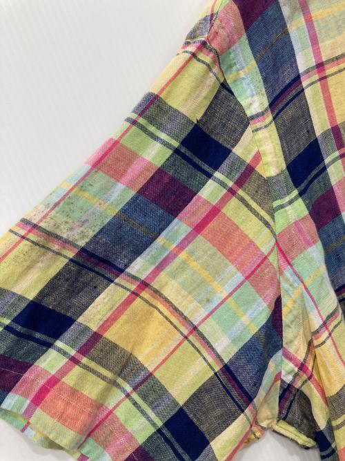 RALPH LAUREN（ラルフローレン）RALPH LAUREN (ラルフローレン) リネンシャツ マルチカラー サイズ:XXLの古着・服飾アイテム