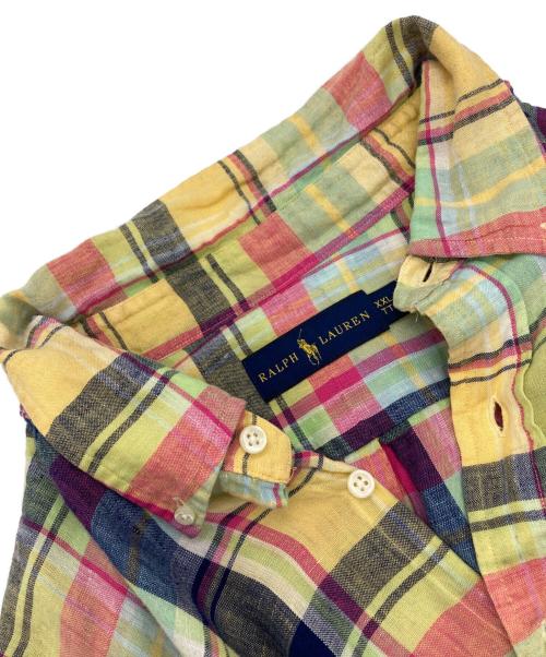 RALPH LAUREN（ラルフローレン）RALPH LAUREN (ラルフローレン) リネンシャツ マルチカラー サイズ:XXLの古着・服飾アイテム