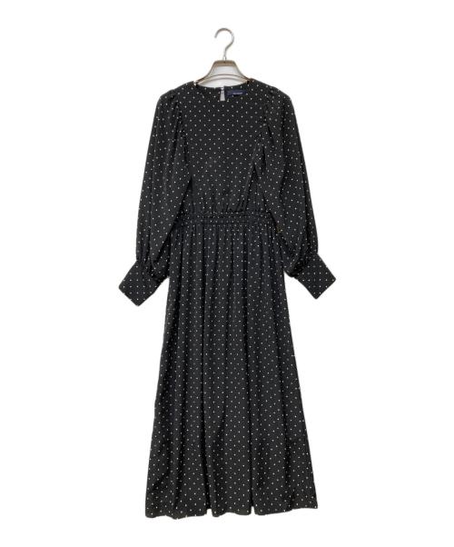 GALLARDA GALANTE（ガリャルダガランテ）GALLARDA GALANTE (ガリャルダガランテ) ドットシフォンワンピース ブラック サイズ:FREEの古着・服飾アイテム