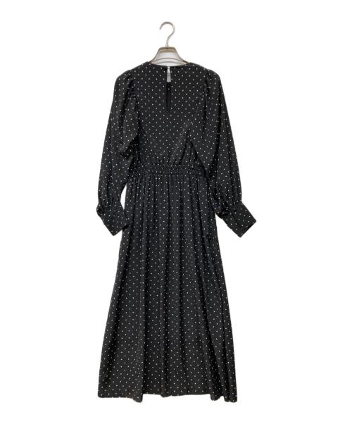 GALLARDA GALANTE（ガリャルダガランテ）GALLARDA GALANTE (ガリャルダガランテ) ドットシフォンワンピース ブラック サイズ:FREEの古着・服飾アイテム