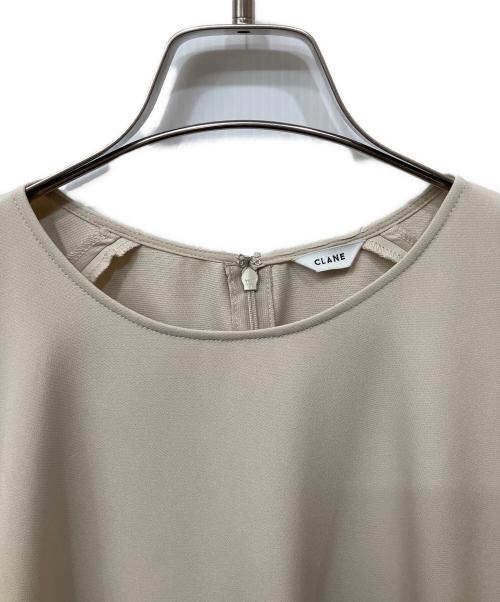 CLANE（クラネ）CLANE (クラネ) LANTERN SLEEVE FLARE ONE PIECE ベージュ サイズ:1の古着・服飾アイテム