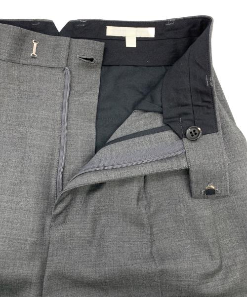 Drawing Numbers（ドローイングナンバーズ）Drawing Numbers (ドローイングナンバーズ) センタープレスワイドパンツ グレー サイズ:34の古着・服飾アイテム