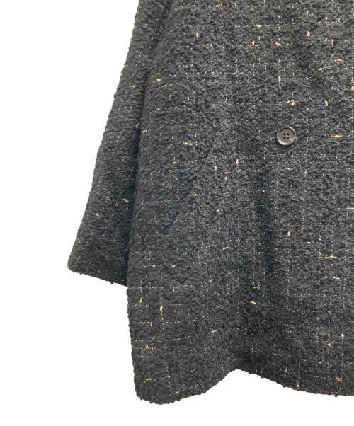 journal standard L'essage（ジャーナルスタンダード レサージュ）journal standard L'essage (ジャーナルスタンダード レサージュ) MANTECO GIOLICA スタンドショートコート ブラック サイズ:記載なし（実寸サイズを参照ください）の古着・服飾アイテム