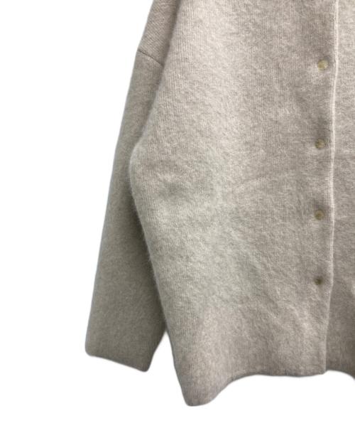 nano・universe（ナノ・ユニバース）nano・universe (ナノ・ユニバース) ウォッシャブルフォックス リバーニットジャケット ベージュ サイズ:M 未使用品の古着・服飾アイテム